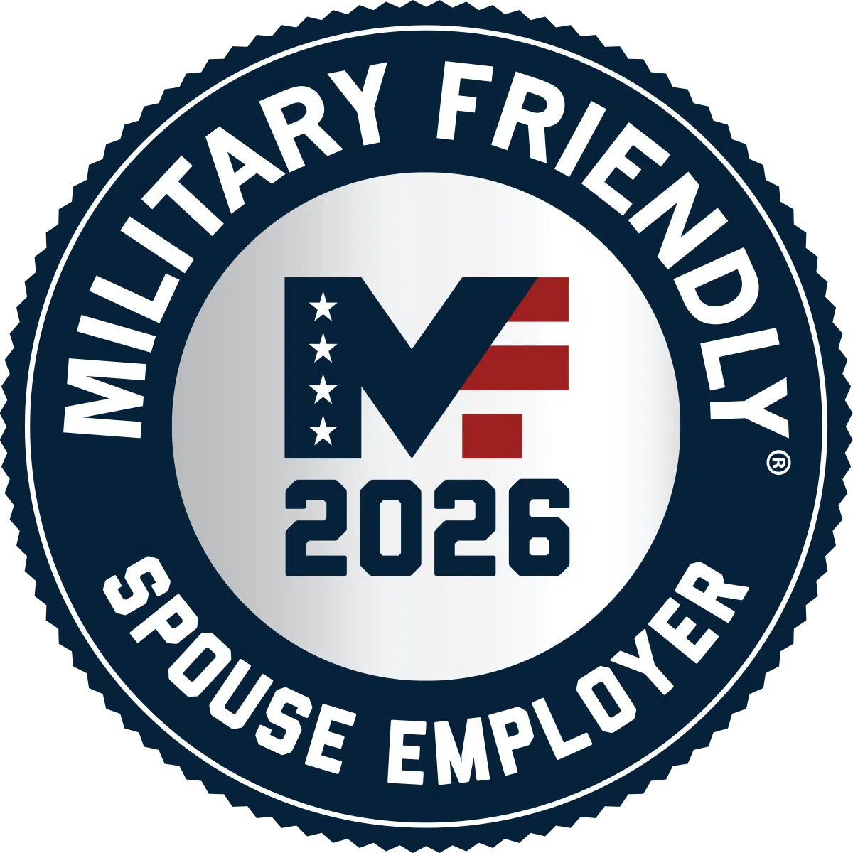 Military Friendly® 2026 Spouse Employer Badge